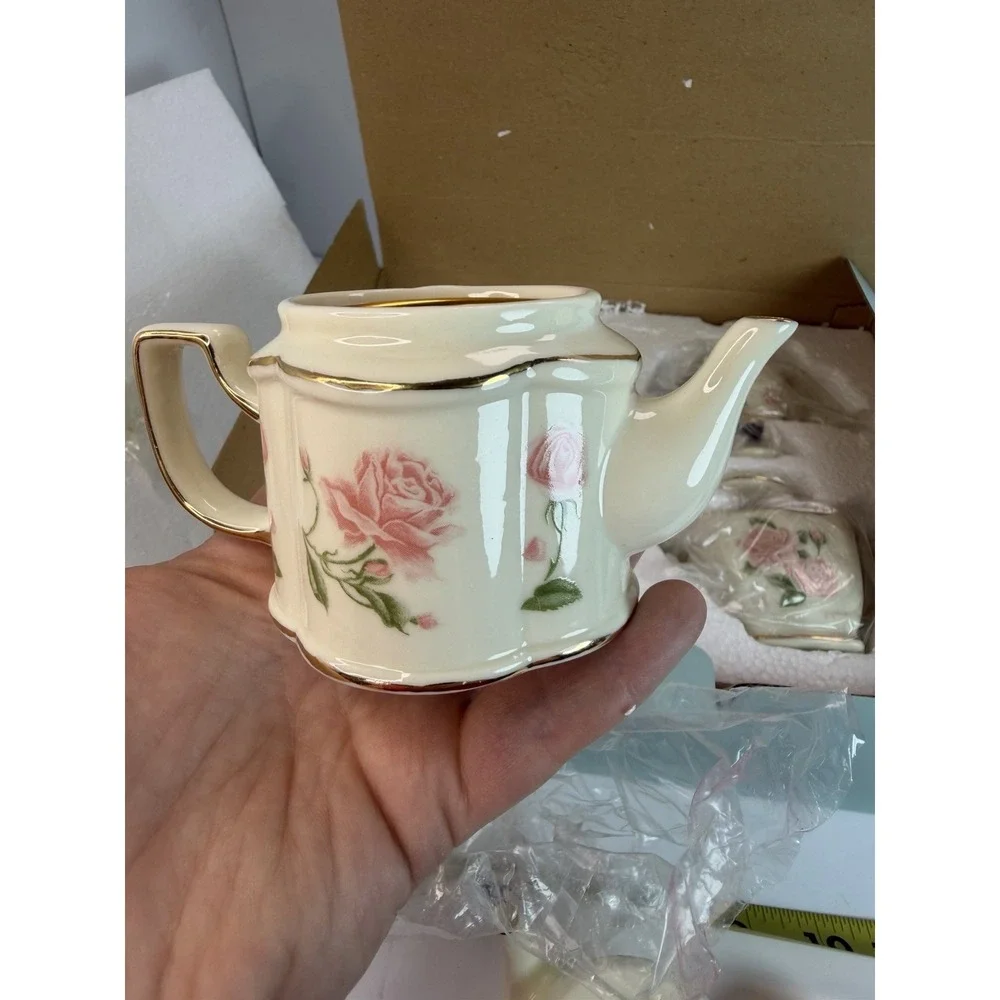 Partylite Romantic Chic Teapot Tealight Holders Set P8388 READ